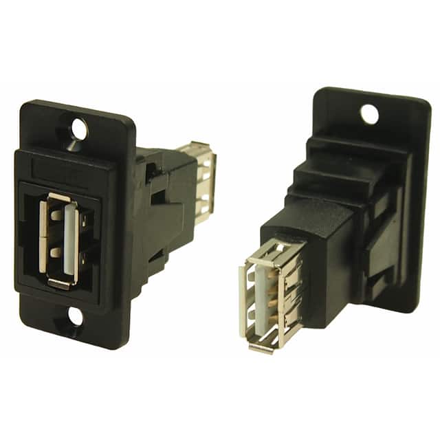 CP30708N DUALSLIM USB2.0 A-A BLACK PLASTI
