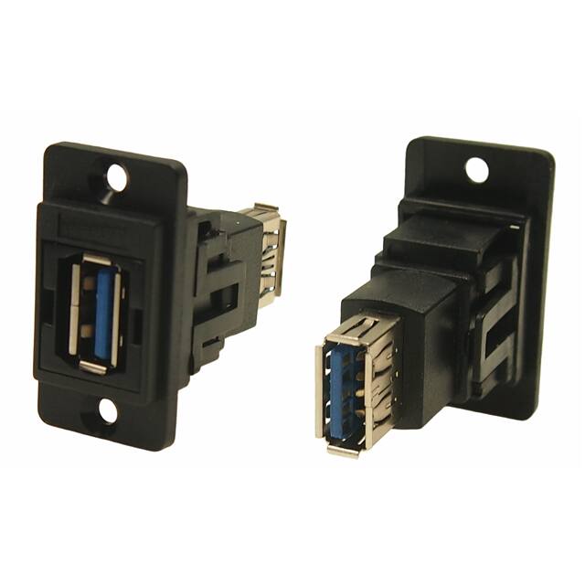 CP30705N DUALSLIM USB3.0 A-A BLACK PLASTI