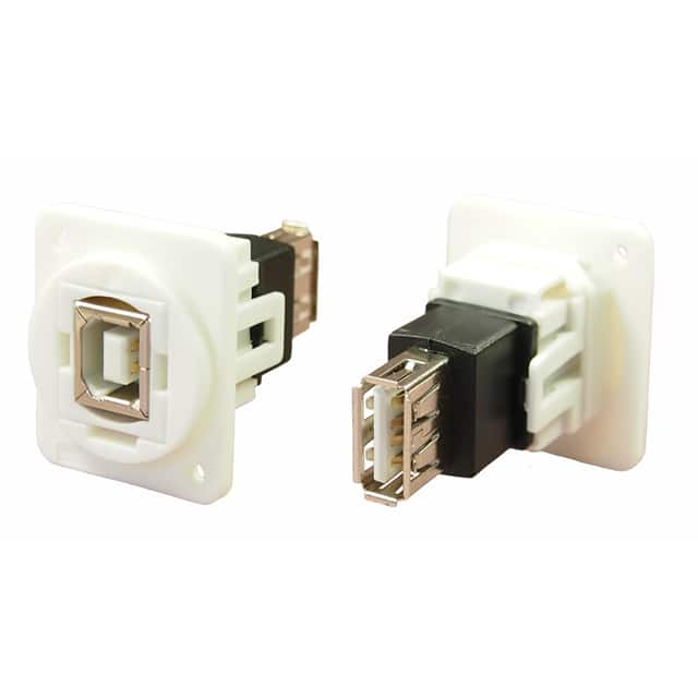 CP30207NXW FT USB2.0 B-A PLAIN HOLE WHITE