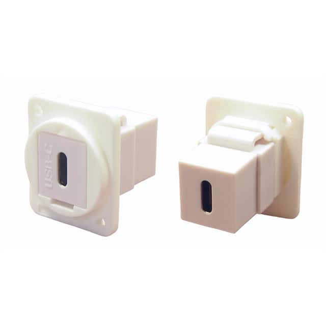 CP30201XW FT USBC F-F PLAIN HOLE WHITE