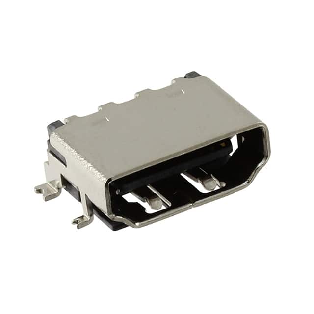 2000-1-2-41-00-BK CONN RCPT HDMI 19POS SMD R/A