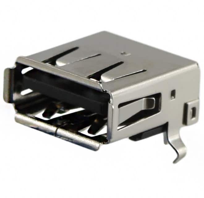 USB-A1HSB6 CONN RCPT TYPEA 4POS R/A