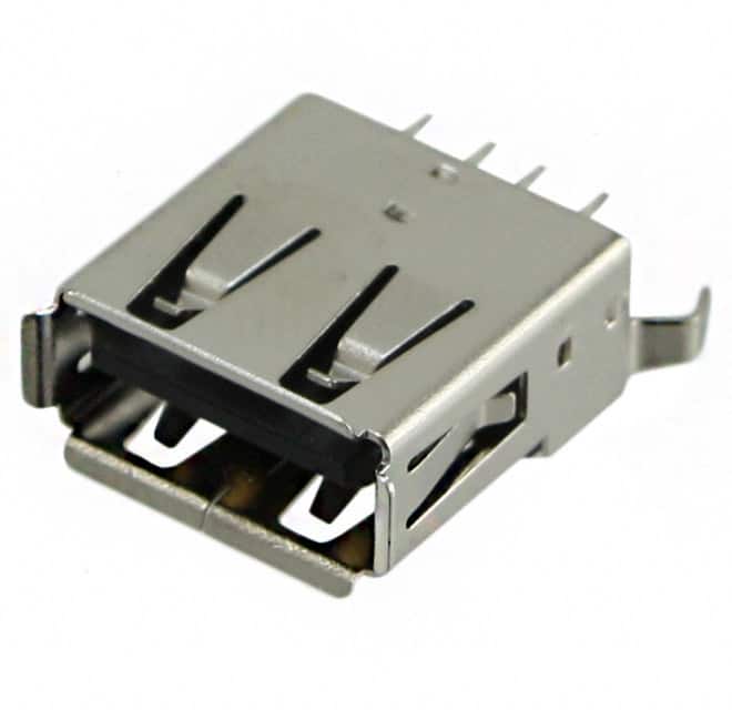 USB-A1VSB6 CONN RCPT TYPEA 4POS VERT