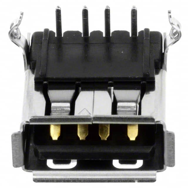 UE27AC54100 CONN RCPT USB2.0 TYPEA 4POS R/A