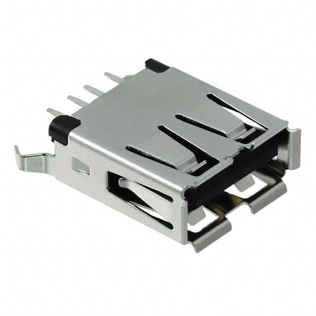 1734366-1 CONN RCPT USB2.0 TYPEA 4POS VERT