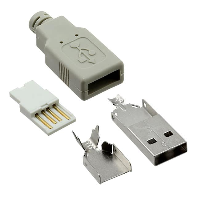 1001-001-BE-KIT CONN PLUG KIT USB1.1 TYPE-A