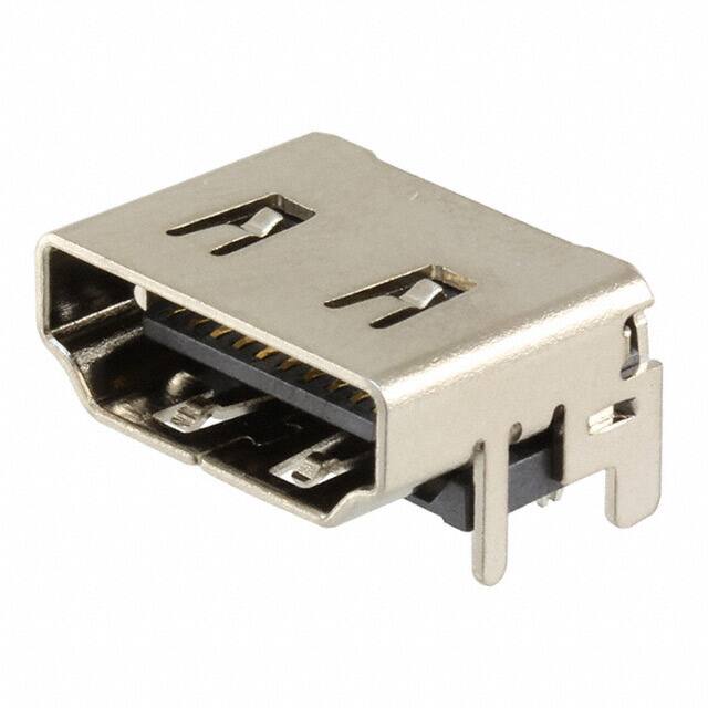 2000-1-1-20-00-BK CONN RCPT HDMI 19POS R/A