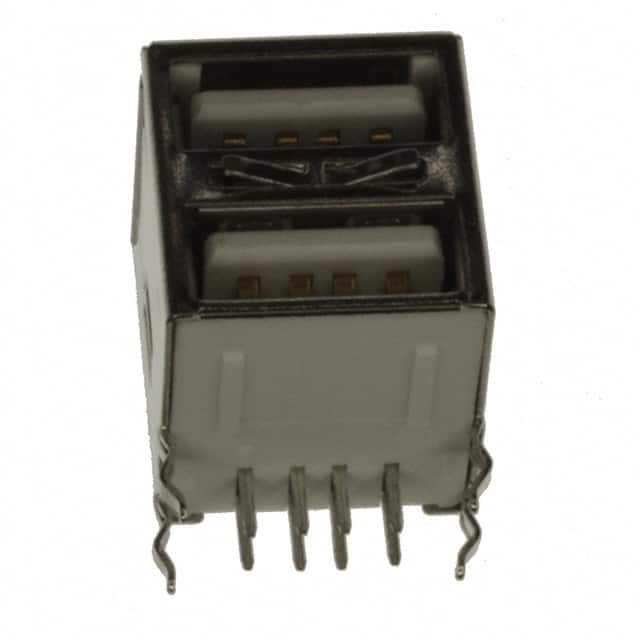 690-008-621-013 CONN RCPT USB2.0 TYPEA STACK R/A