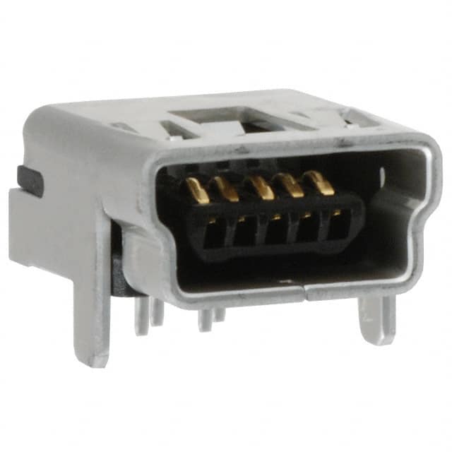 0548190519 CONN RCPT USB2.0 MINI B 5P R/A