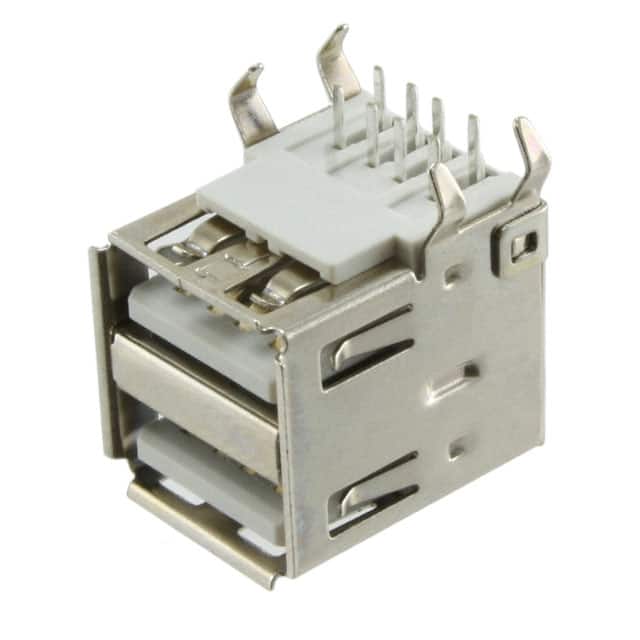61400826021 CONN RCPT USB2.0 TYPEA STACK R/A