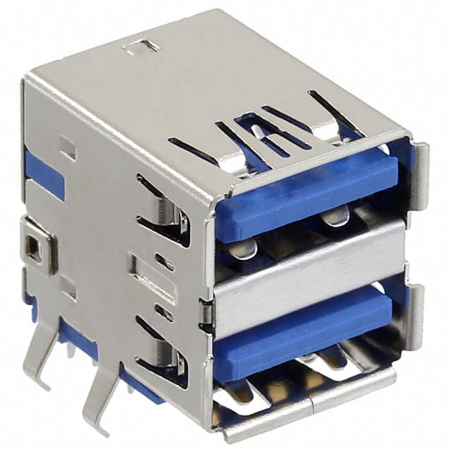 0484060003 CONN RCPT USB3.0 TYPEA STACK R/A