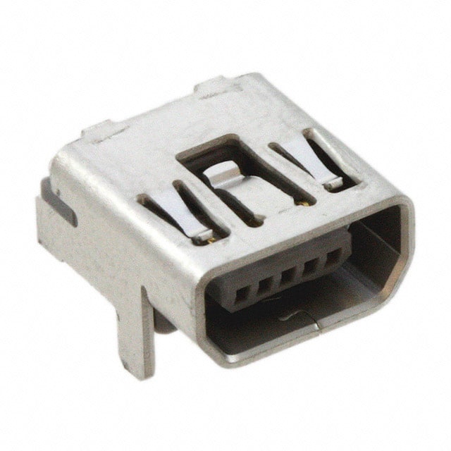 0565790519 CONN RCPT USB2.0 MINI AB 5P R/A