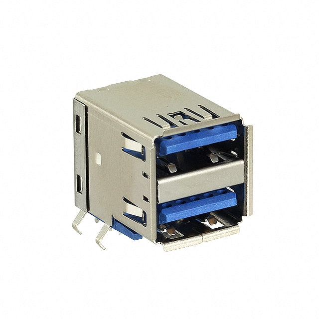 GSB4112312HR CONN RCPT USB3.1 TYPEA STACK R/A