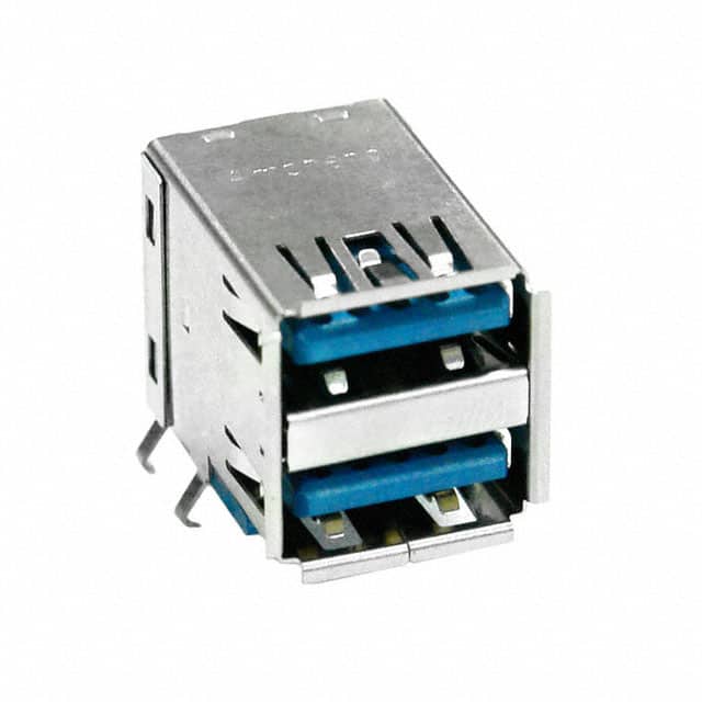 GSB311231HR CONN RCPT USB3.0 A STACK PCB R/A
