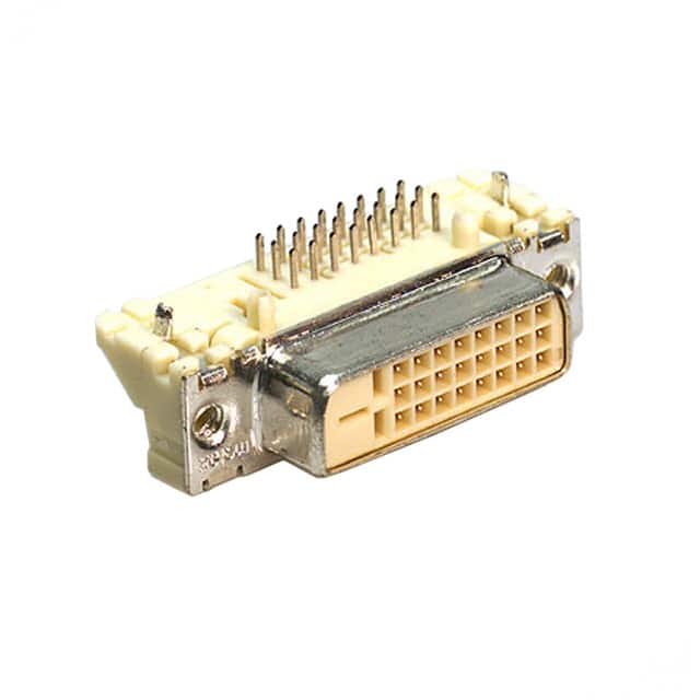 0743204004 CONN RCPT DVI-D DL 24POS PCB R/A