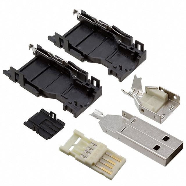 2013798-1 CONN PLUG USB2.0 TYPEA 4POS SLD
