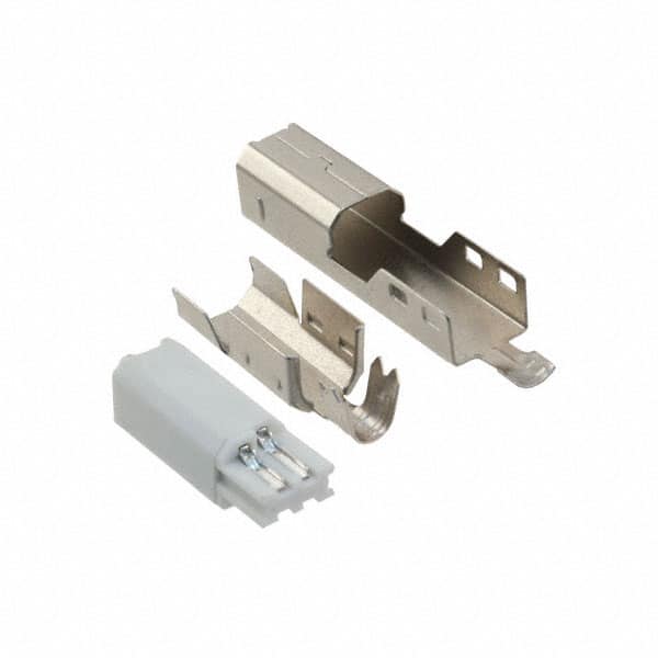 A-USBPB-2 CONN PLUG USB2.0 TYPEB 4POS SLD