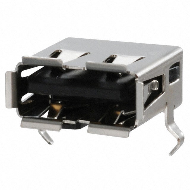 AU-Y1006-2-R CONN RCPT USB2.0 TYPEA 4P SMD RA