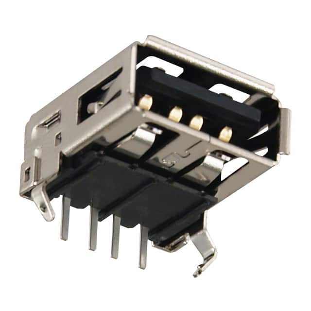 KUSBEX-ASFS1N-B CONN RCPT USB2.0 TYPEA 4POS VERT