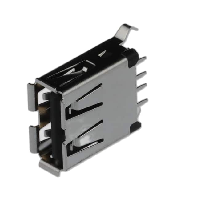 KUSBVX-AS1N-B CONN RCPT USB2.0 TYPEA 4POS VERT