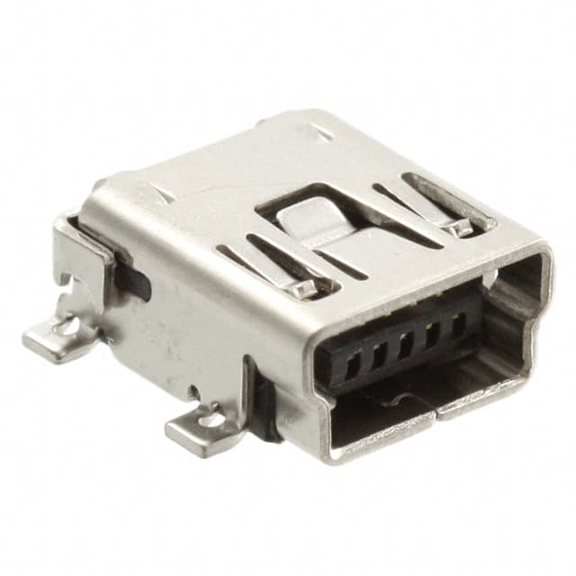 1734035-1 CONN RCPT USB2.0 MINI B SMD R/A