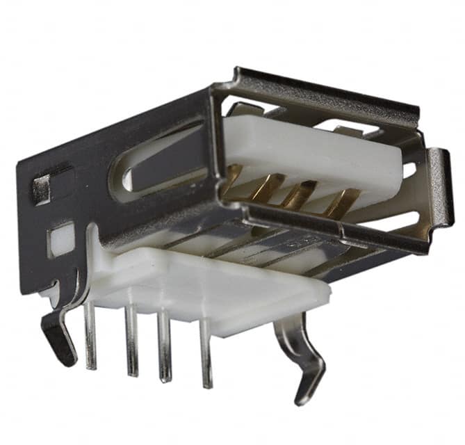 690-004-621-013 CONN RCPT USB2.0 TYPEA 4POS R/A