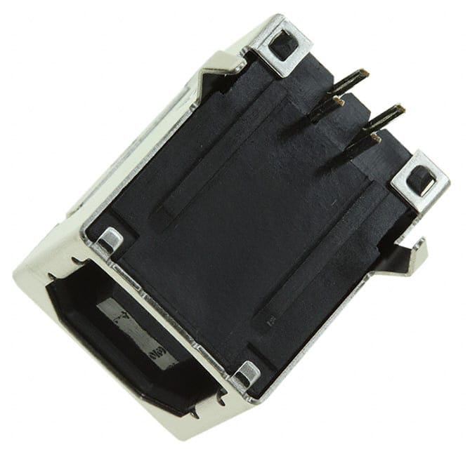 690-004-621-023 CONN RCPT USB2.0 TYPEB 4POS R/A
