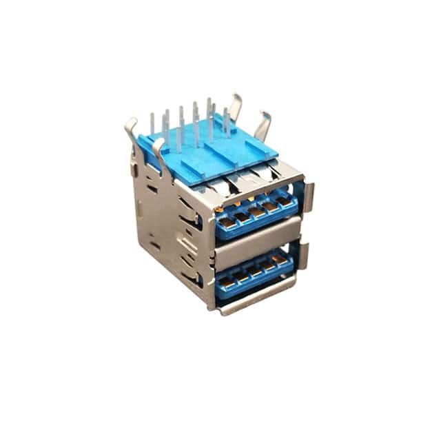SS-52000-003 CONN RCPT USB3.0 TYPEA STACK R/A