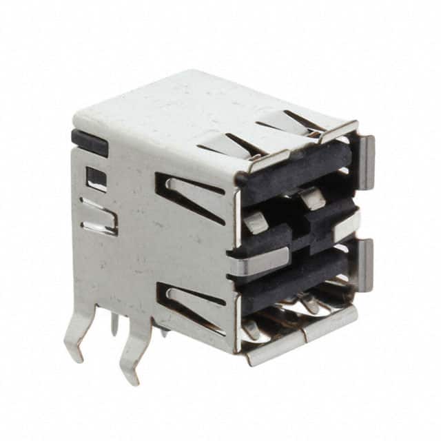 5787745-4 CONN RCPT USB2.0 TYPEA STACK R/A
