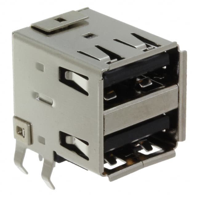 USB-A-D-S-B-TH CONN RCPT USB2.0 TYPEA 8POS R/A