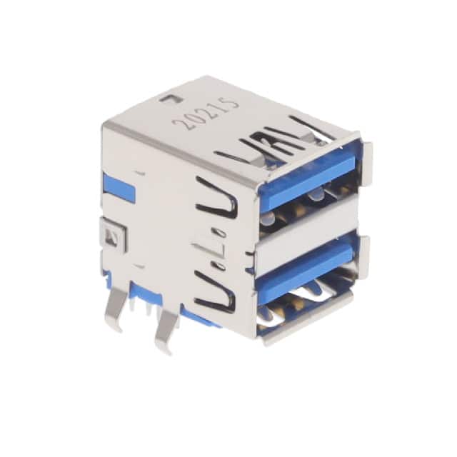 0484060001 CONN RCPT USB3.0 TYPEA STACK R/A