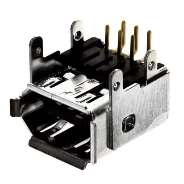 3E106-0220KV CONN RCPT IEEE 1394 FIREWIRE R/A