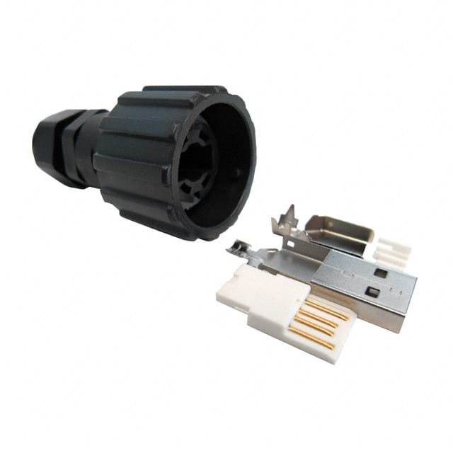 17-200121 CONN PLUG USB2.0 TYPEA 4POS SLD