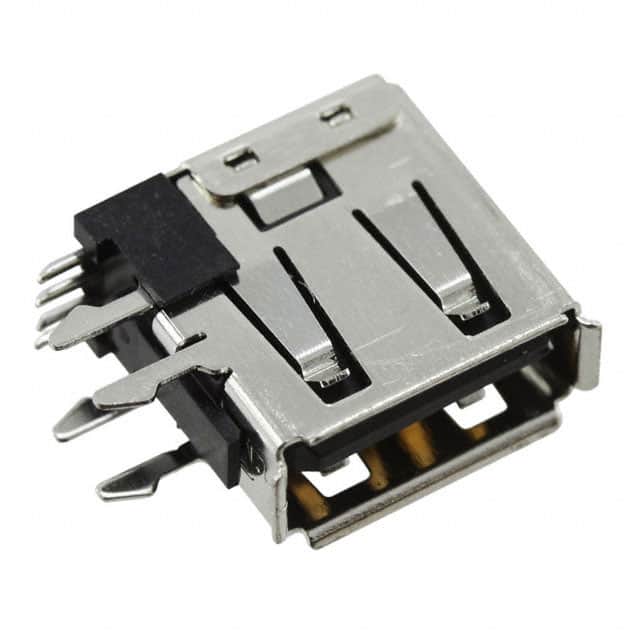 0673298020 CONN RCPT USB2.0 TYPEA 4POS R/A
