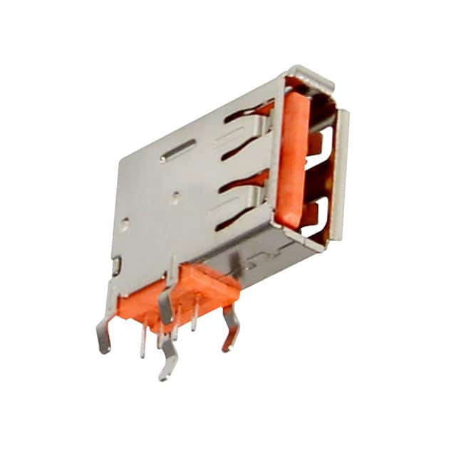 KUSBXHT-SLAS1N-O-HRF CONN USB TYPE-A R/A FLAG H-RETEN