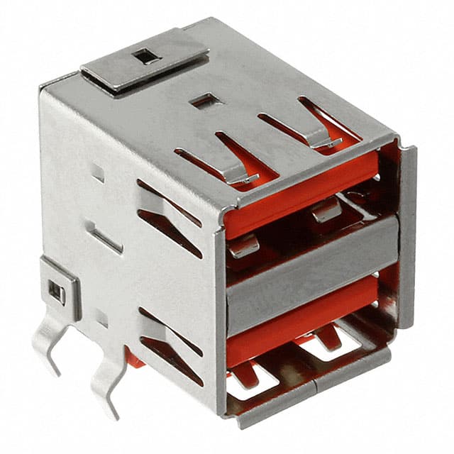 USBR-A-D-S-O-TH CONN RCPT USB2.0 TYPEA 8POS R/A