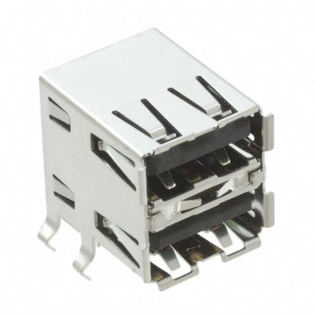 XM7A-0442A CONN RCPT USB2.0 TYPEA STACK R/A