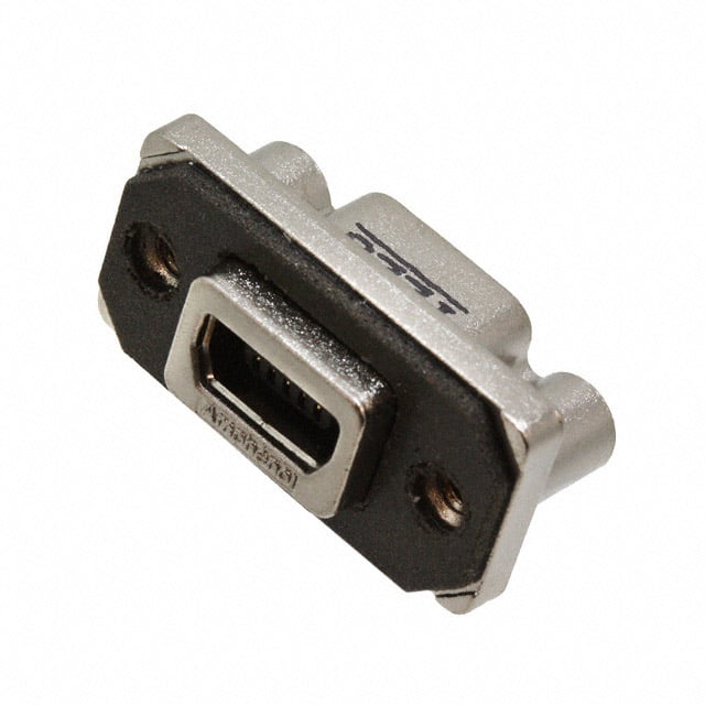 MUSBE15104 CONN RCPT USB2.0 MINI AB PCB R/A