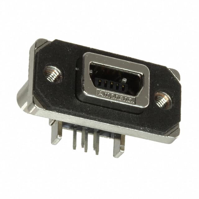 MUSBE151M0 CONN RCPT USB2.0 MINI AB PCB R/A