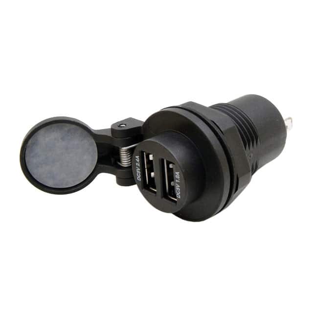 1334000000-01 12-24V DOUBLE USB 2.0 PANEL MOUN