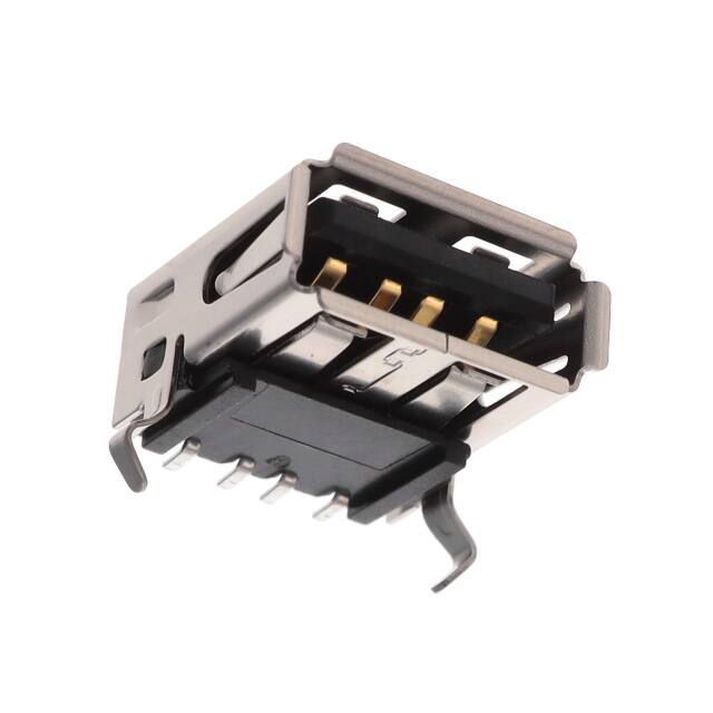 KUSBX-SMT-AS1N-B30 SMT USB A-TYPE RECEPTACLE BKL 30