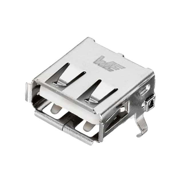 614004190021 CONN RCPT USB2.0 TYPEA 4POS R/A