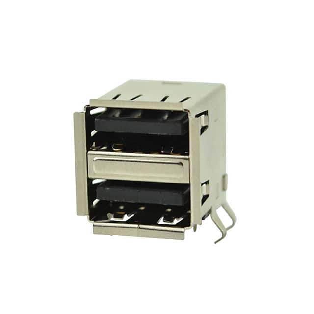 UJ2-ADH-1-TH CONN RCPT USB2.0 TYPEA STACK R/A