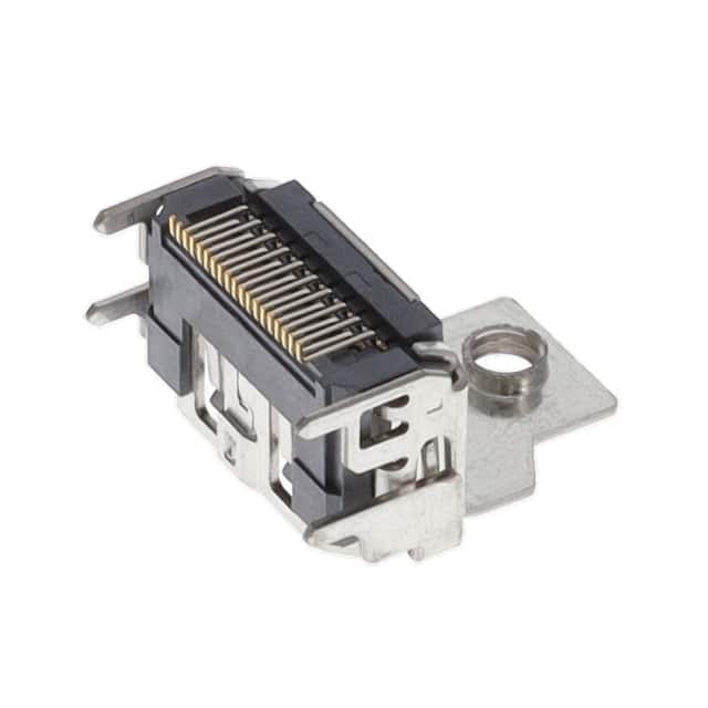 DC1RS19JAX CONN HDMI A RCPT 19 POS R/A