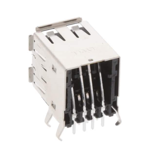 KUSBX-AS2N-B30 CONN RCPT STACKED USB TYPE A R/A