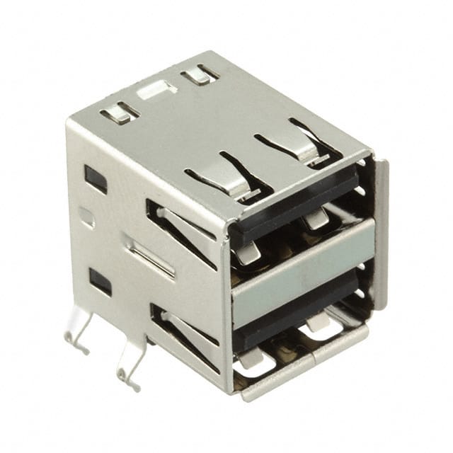 614008246521 CONN RCPT USB2.0 TYPEA STACK R/A