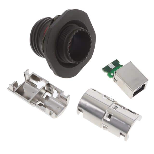 USBBFTV72G CONN RCP USB2.0 TYPEB 4P PNL MNT