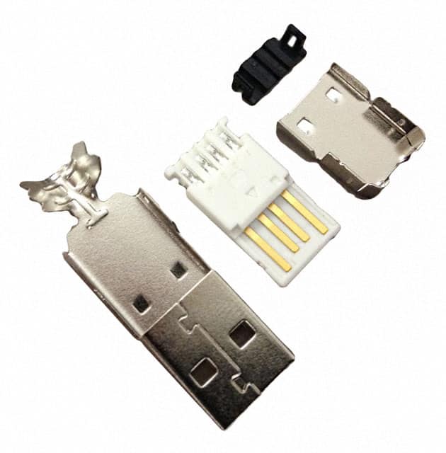 A-USBPA-2 CONN PLUG USB2.0 TYPEA 4POS SLD