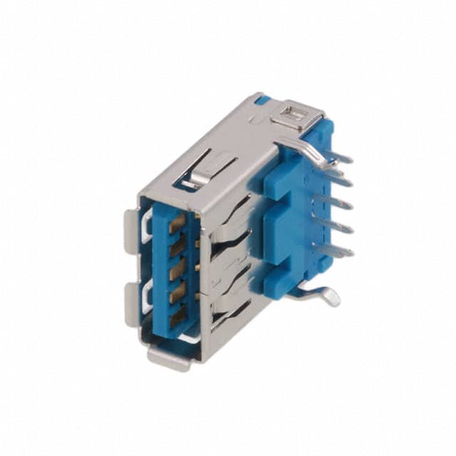 KUSBX-AS1N9-1-BL30 USB 3.0, TYPE A SOCKET, 9 PIN, 2