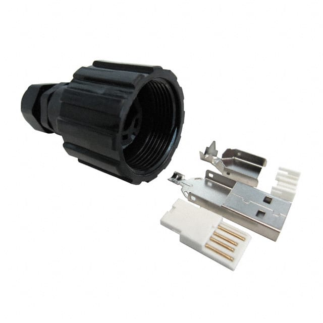 17-200151 CONN PLUG USB2.0 TYPEA 4POS SLD